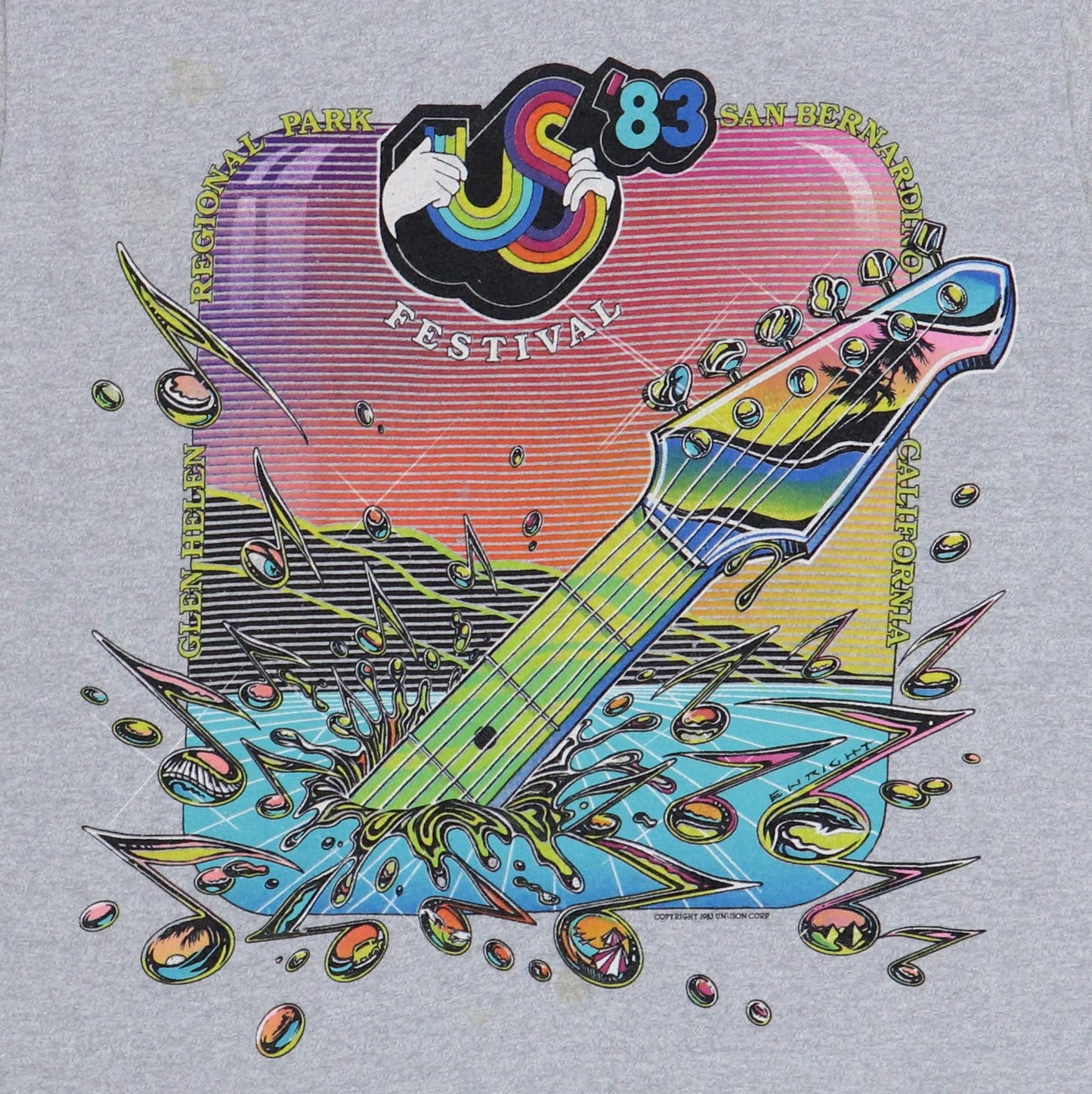 1983 Us Festival Concert Shirt Style008
