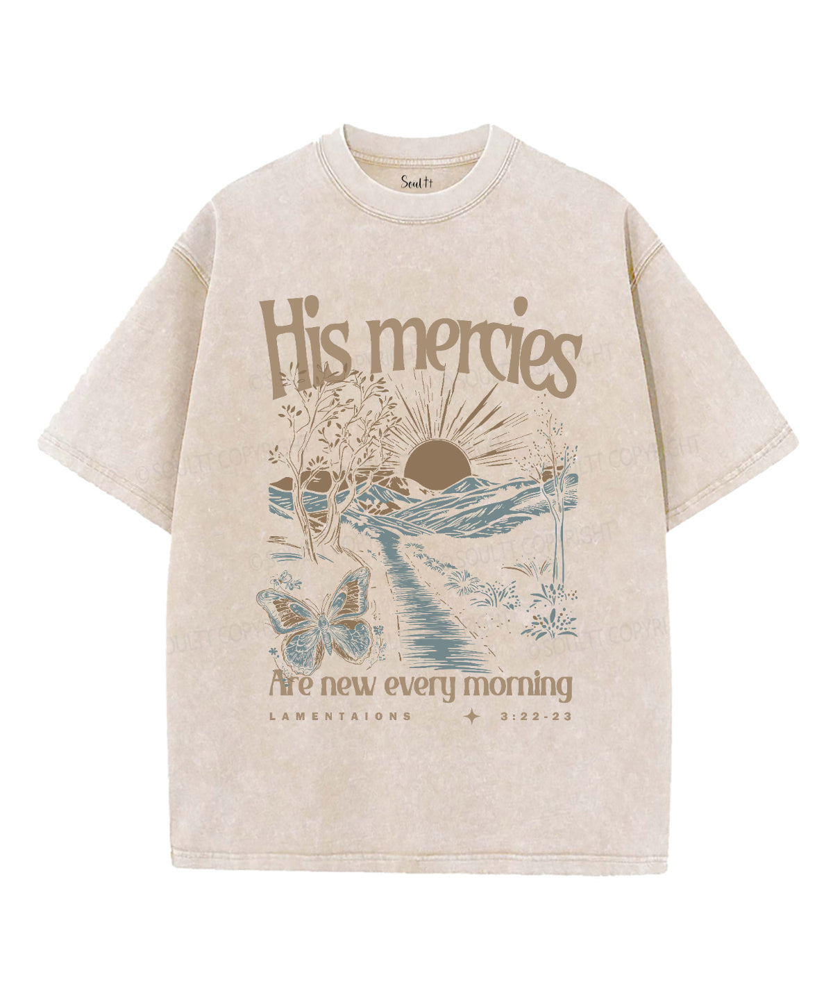 His Mercies Are New Washed Christian Style003 T-Shirts, Hoodie, Sweatshirt