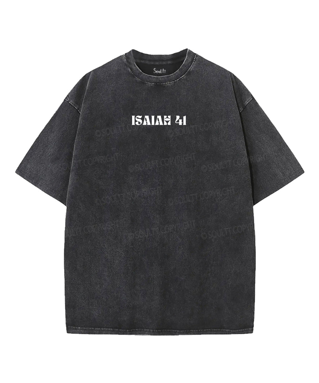 Fear Not Double Sided Unisex Washed Christian T-shirt Hoodie, Sweatshirt | CiraTrend.com (Image 2)