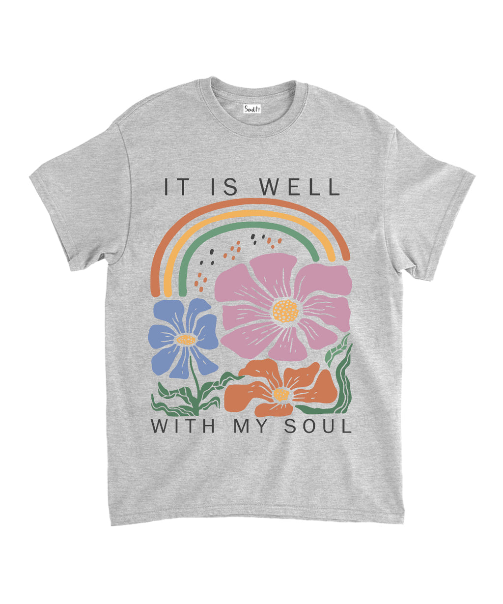 Is Well My Soul Cotton Christian Style009 T-Shirts, Hoodie, Sweatshirt