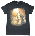 The Last of Us Mens T-Shirt - Joel & Ellie Looking Back in Water Hoodie, Sweatshirt | CiraTrend.com