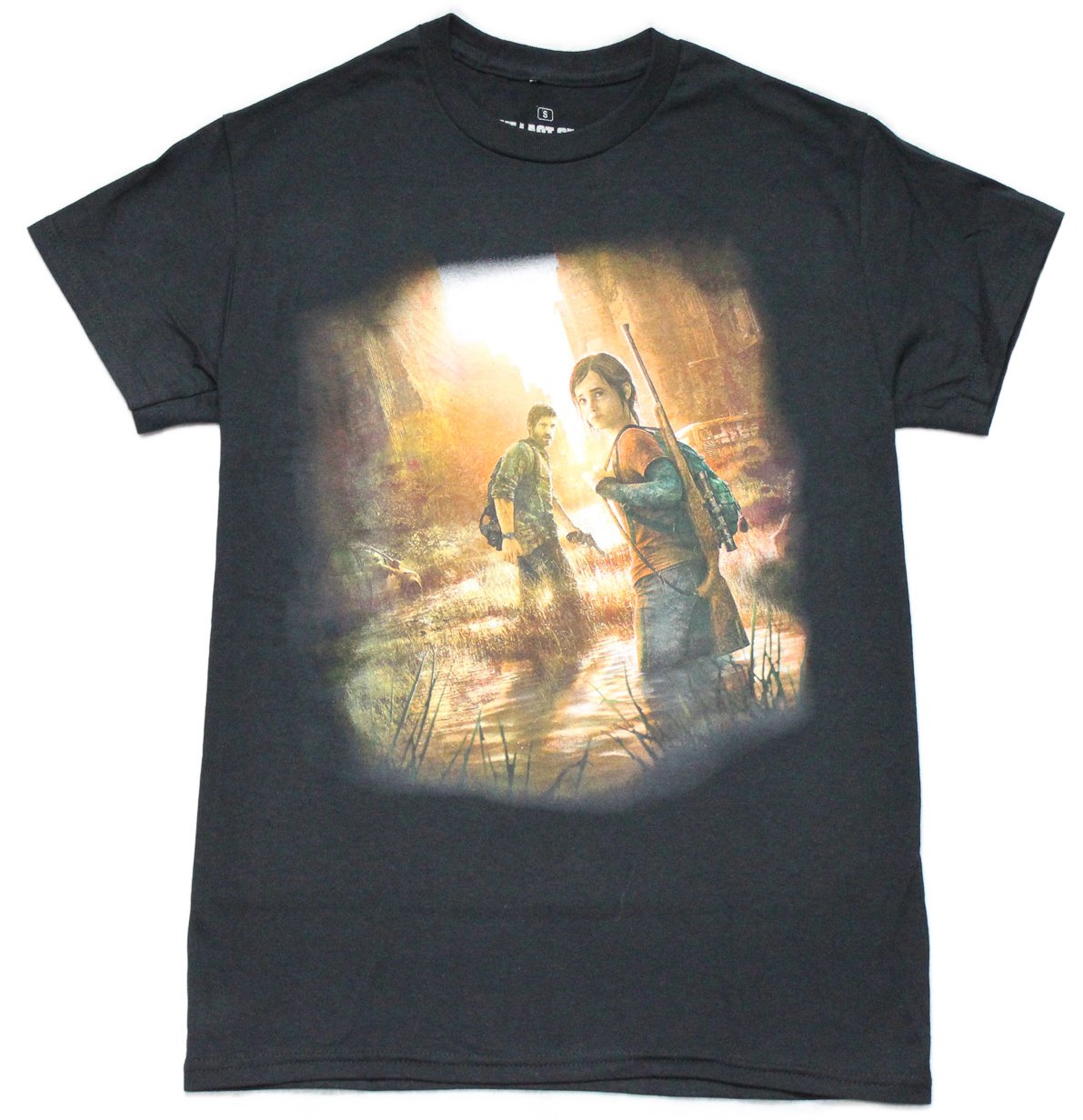 The Last of Us Mens T-Shirt - Joel & Ellie Looking Back in Water Hoodie, Sweatshirt | CiraTrend.com