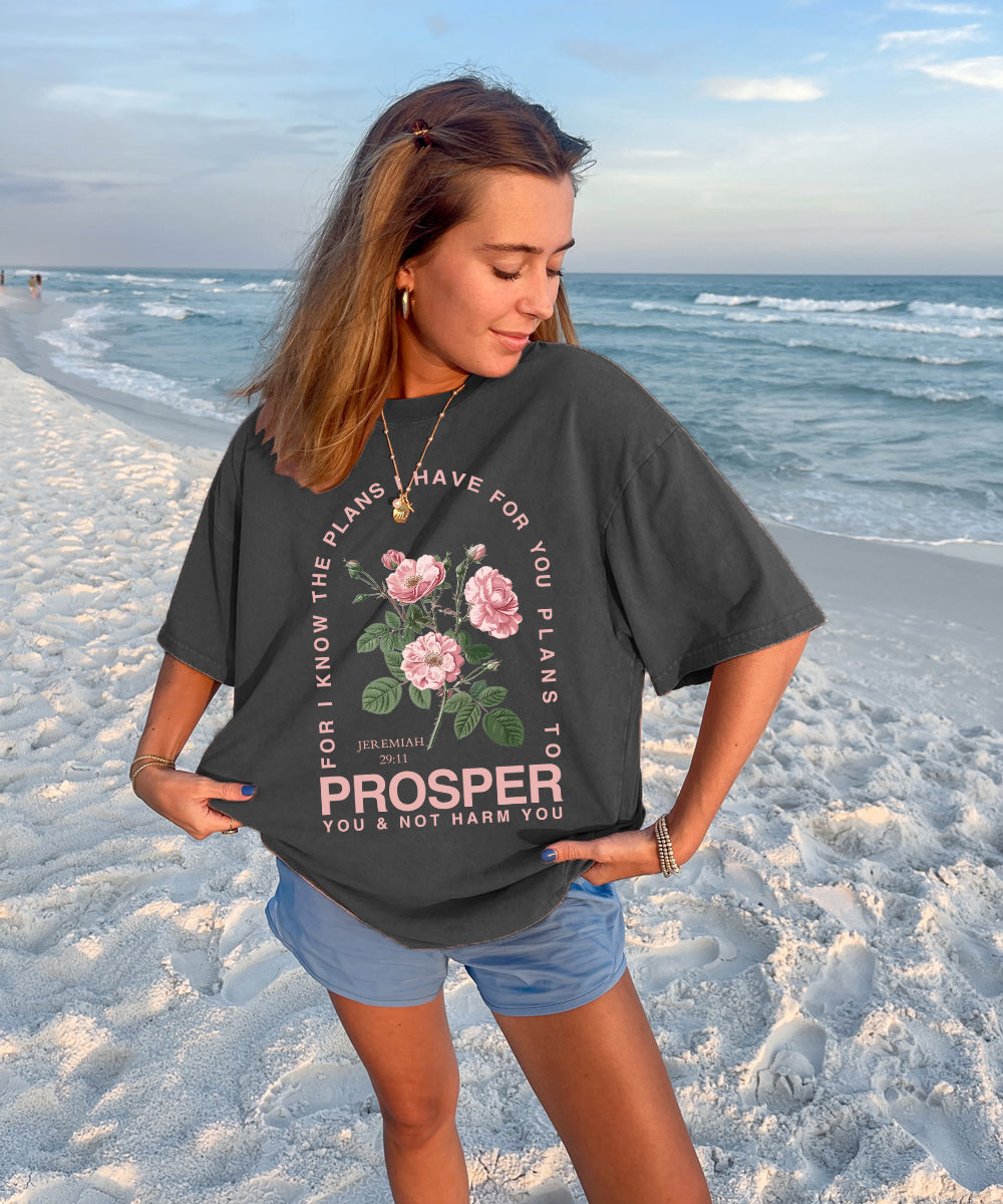 The Plans I Have For You Washed Christian T-shirt Hoodie, Sweatshirt | CiraTrend.com (Image 2)