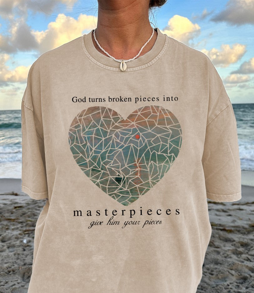 Sunrise God Turns Washed Christian T-shirt Hoodie, Sweatshirt | CiraTrend.com (Image 1)