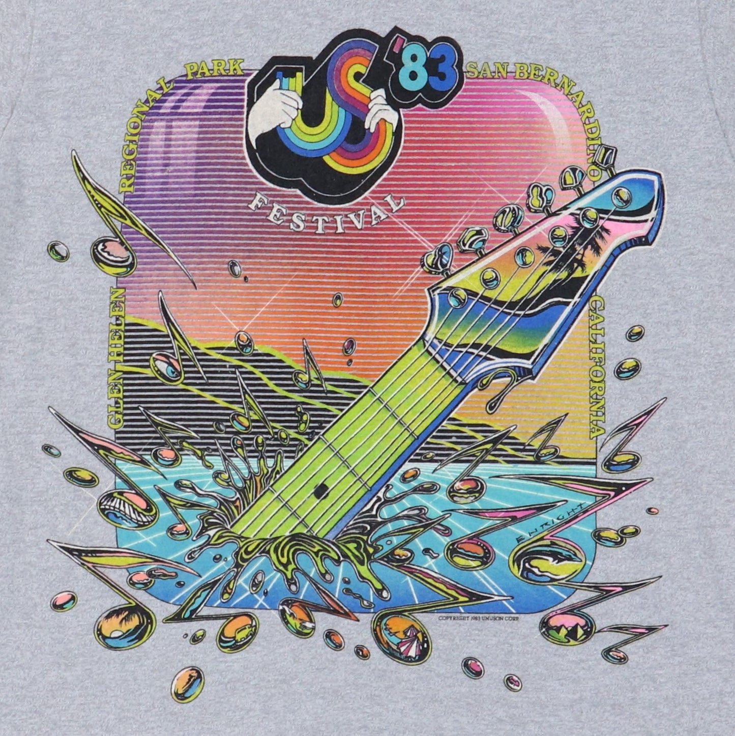 1983 Us Festival Concert Shirt Style009