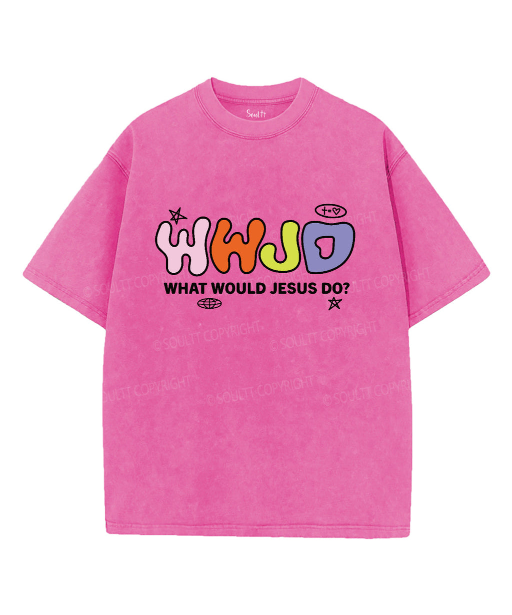 What Would Jesus Do Washed Christian T-shirt Hoodie, Sweatshirt | CiraTrend.com (Image 3)