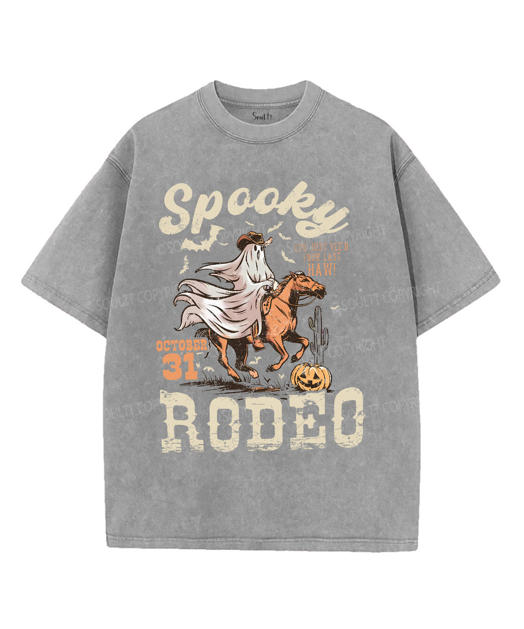 Spooky Rodeo Unisex Washed Christian T-shirt Hoodie, Sweatshirt | CiraTrend.com (Image 4)