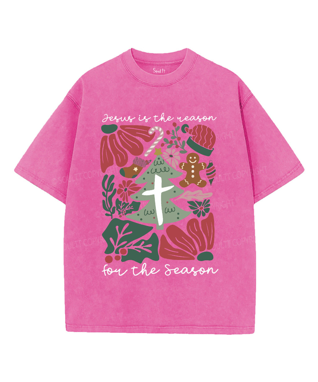 Jesus Is Season Single Sided Washed Christian T-Shirts, Hoodie, Sweatshirt