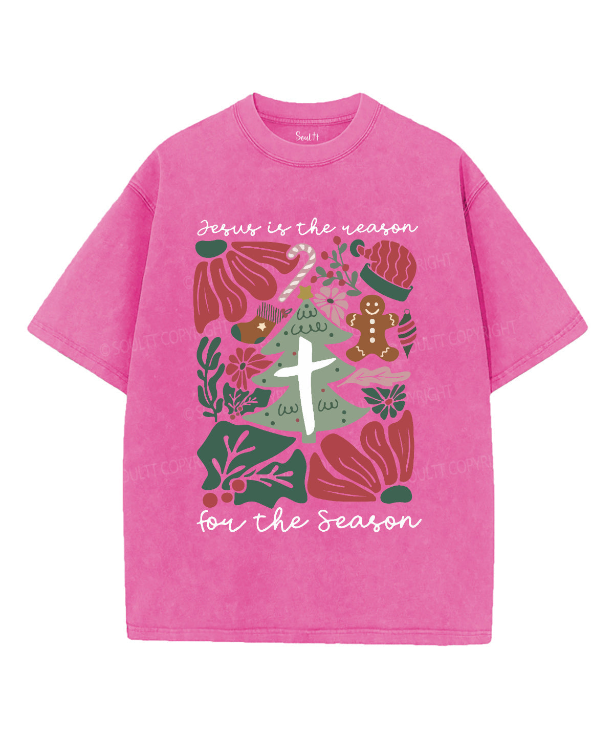 Jesus Is Season Single Sided Washed Christian T-Shirts, Hoodie, Sweatshirt