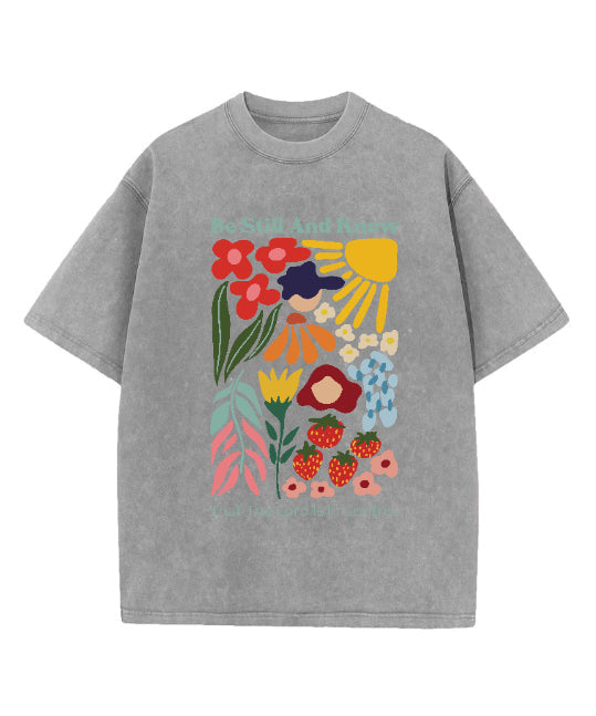 Be Still and Know That the Lord is in Control Washed Christian T-shirt Hoodie, Sweatshirt | CiraTrend.com (Image 3)