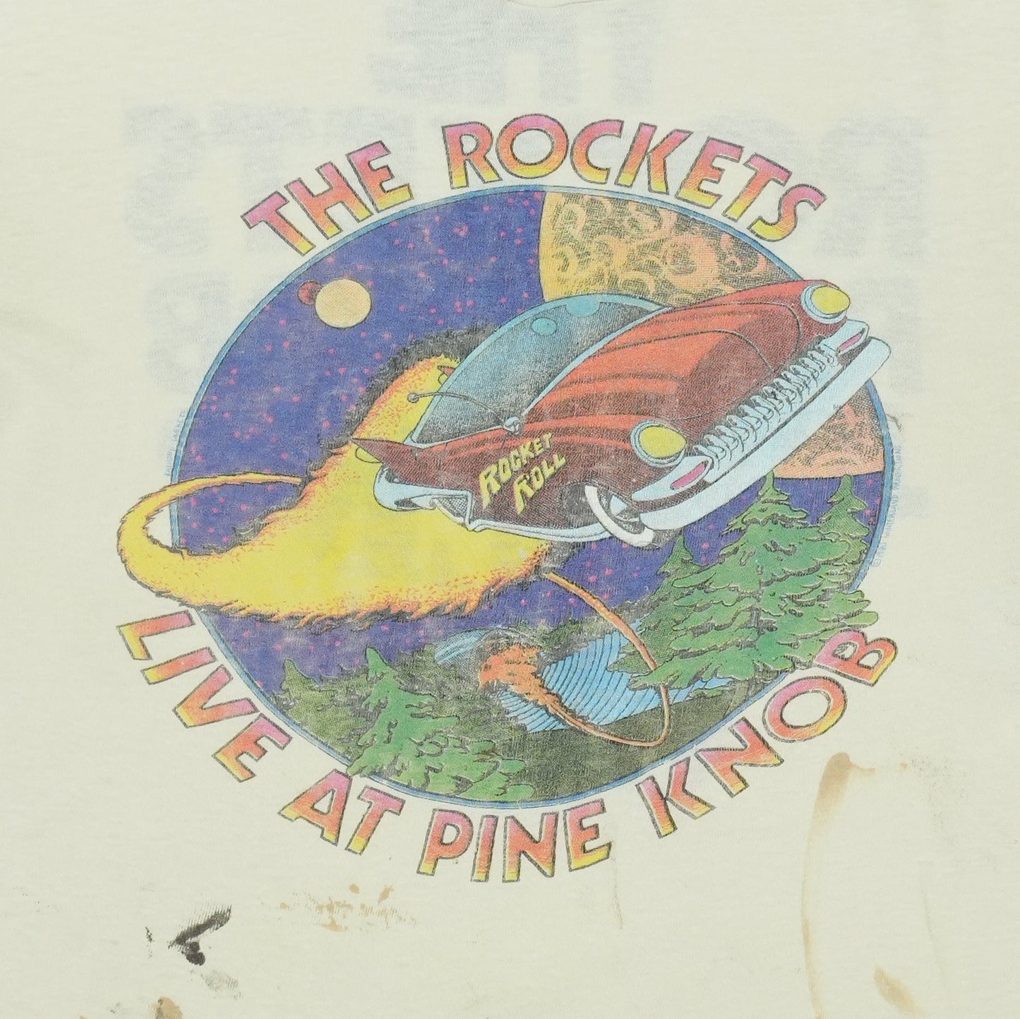 1980 The Rockets Pine Knob Concert Shirt