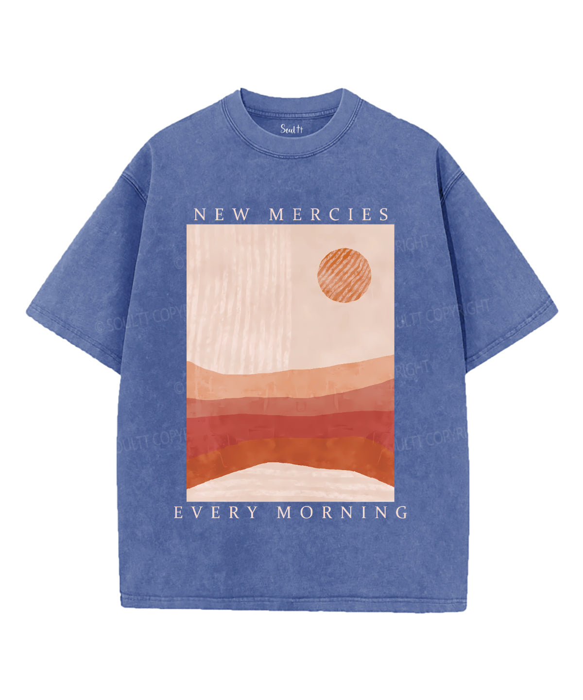 New Mercies Every Morning Unisex Washed Christian T-shirt Hoodie, Sweatshirt | CiraTrend.com (Image 5)