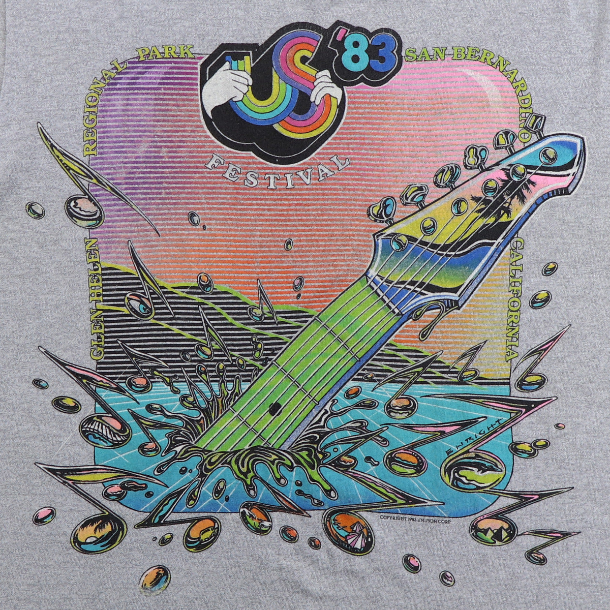 1983 Us Festival Concert Shirt Style004