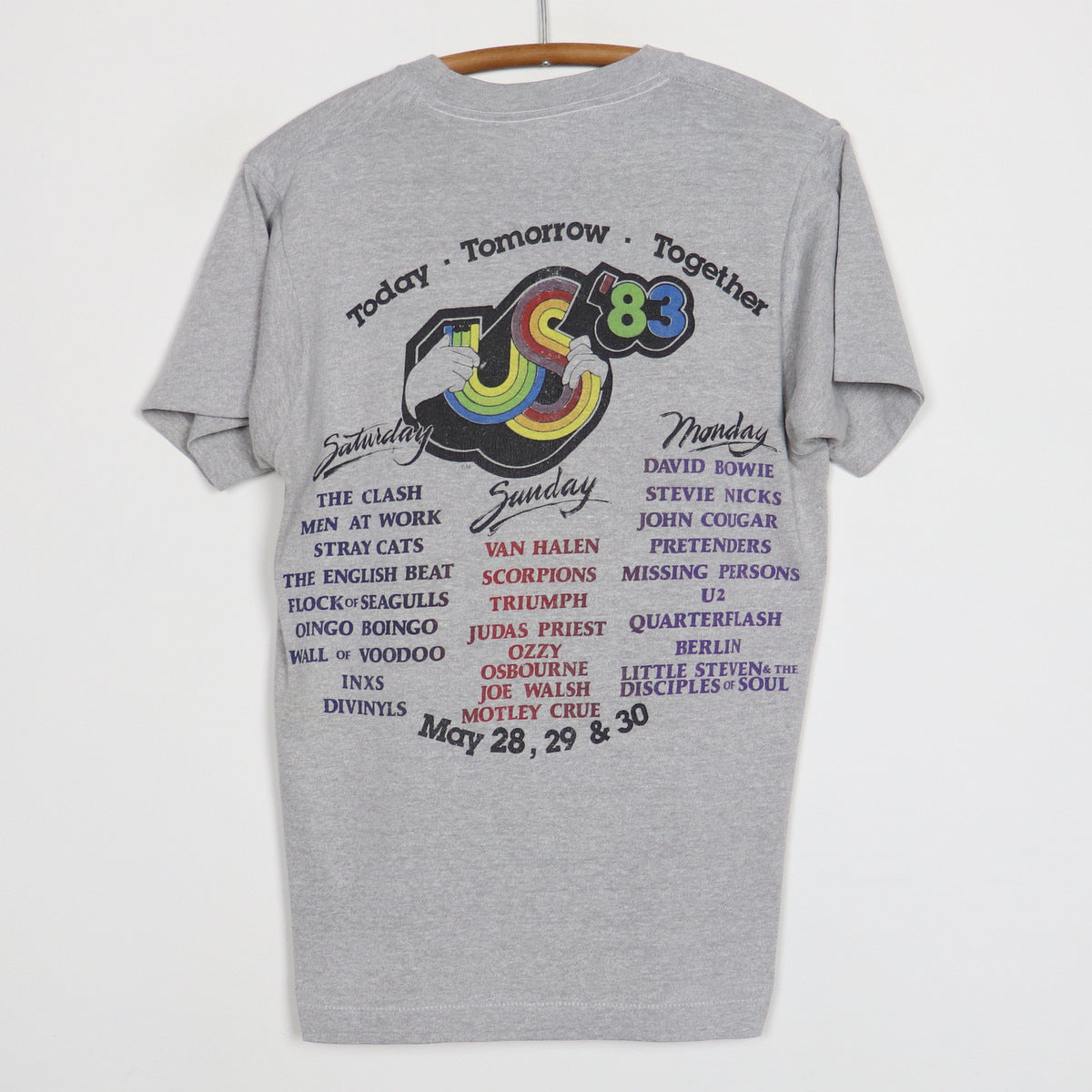 1983 Us Festival Concert Shirt Style004