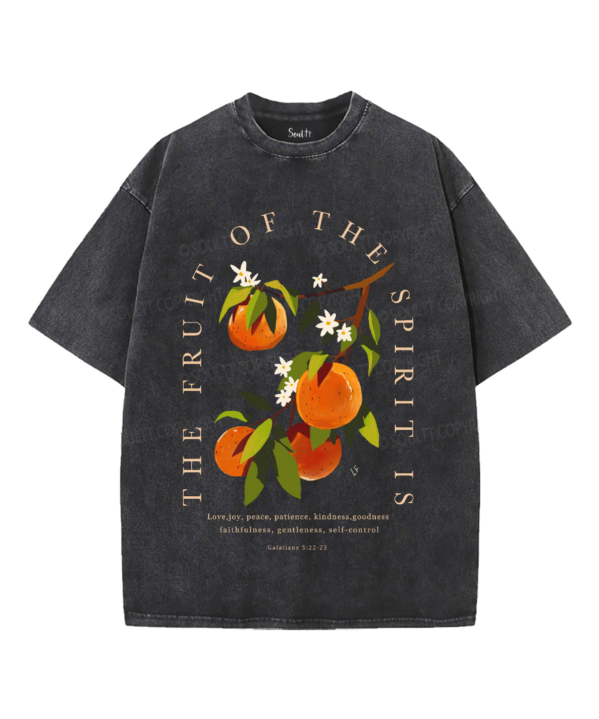 Fruit Of The God Unisex Washed Christian T-shirt Hoodie, Sweatshirt | CiraTrend.com (Image 1)