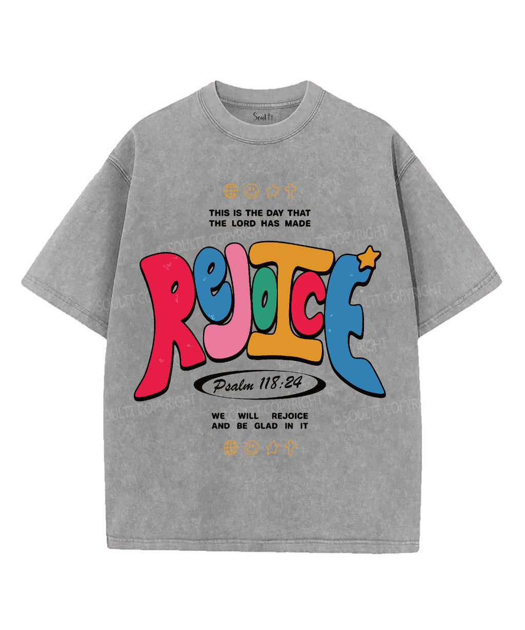 We Will Rejoice Washed Christian T-shirt Hoodie, Sweatshirt | CiraTrend.com (Image 4)