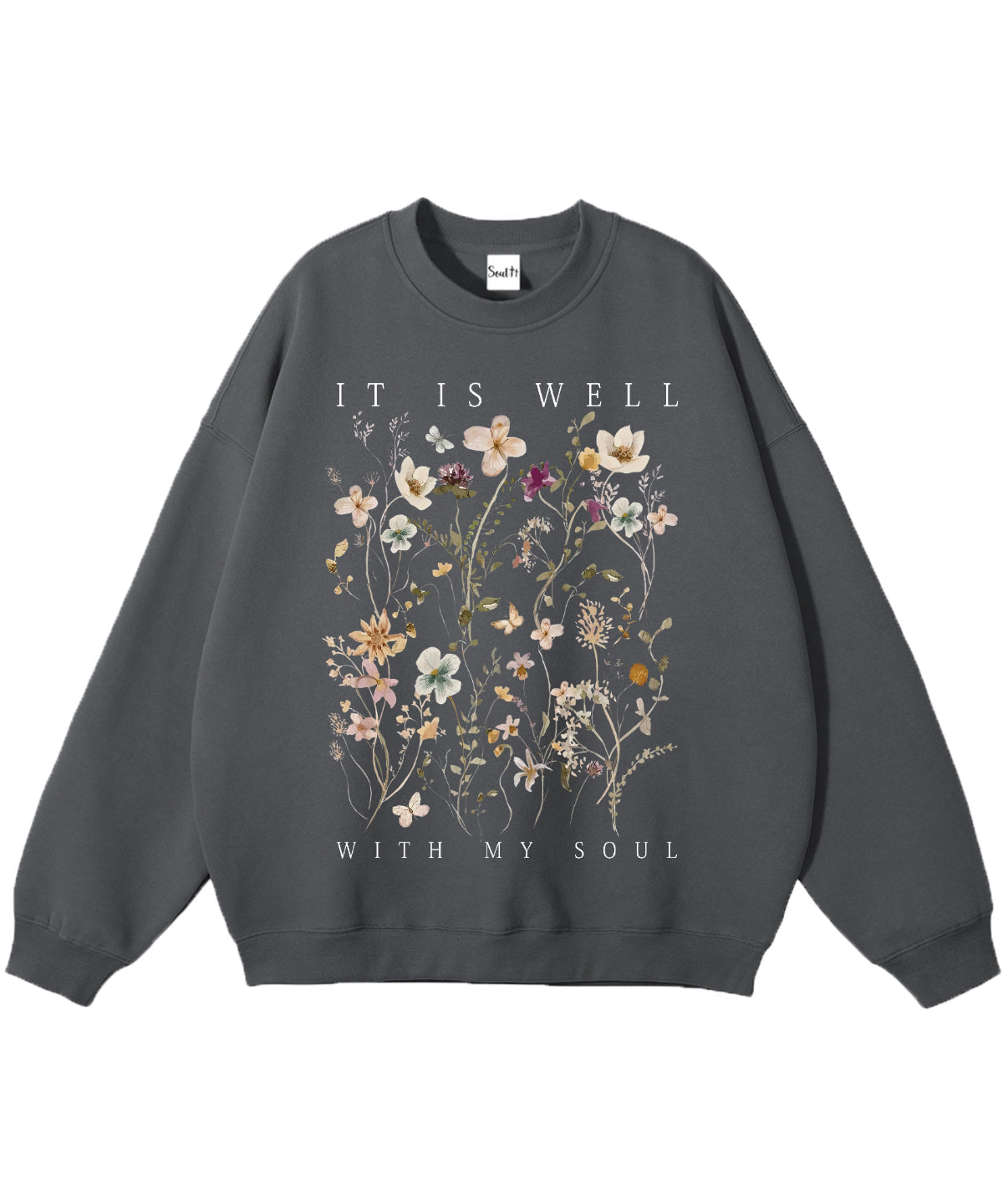 It Is Well With My Soul Cotton Christian Sweatshirt Style002 T-Shirts, Hoodie | CiraTrend.com (Image 3)