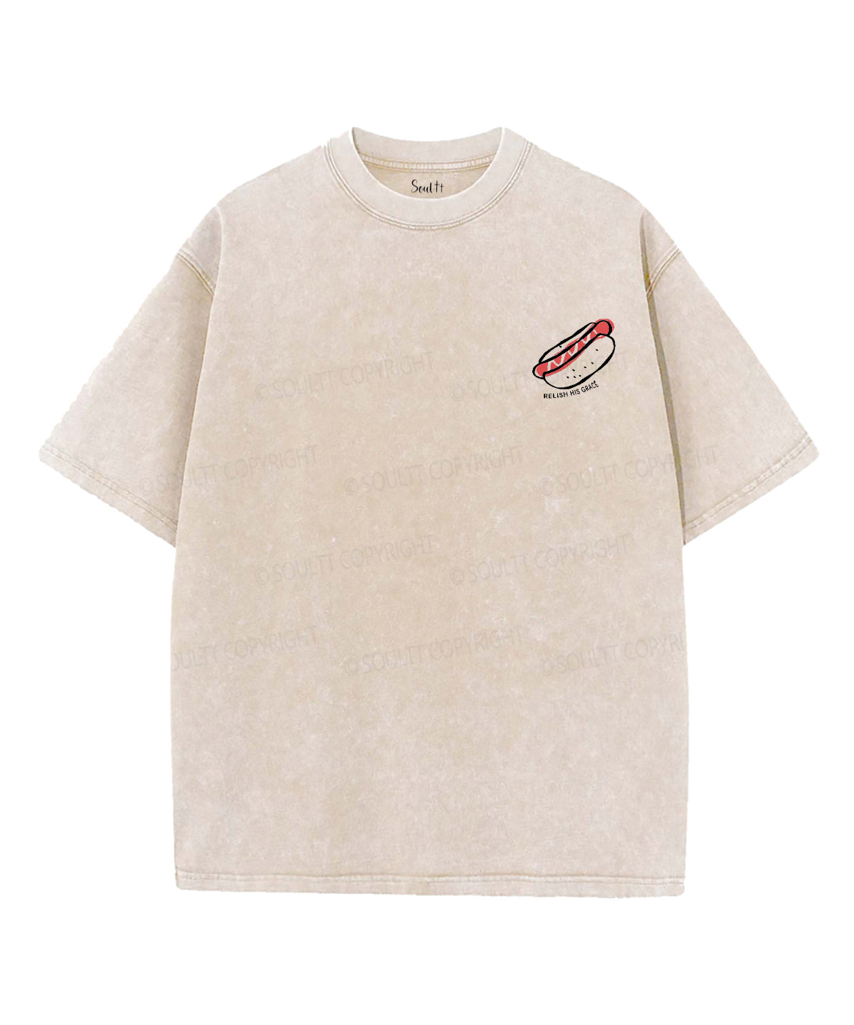 Hot Dogs Jesus Double Sided Washed Christian T-Shirts, Hoodie, Sweatshirt