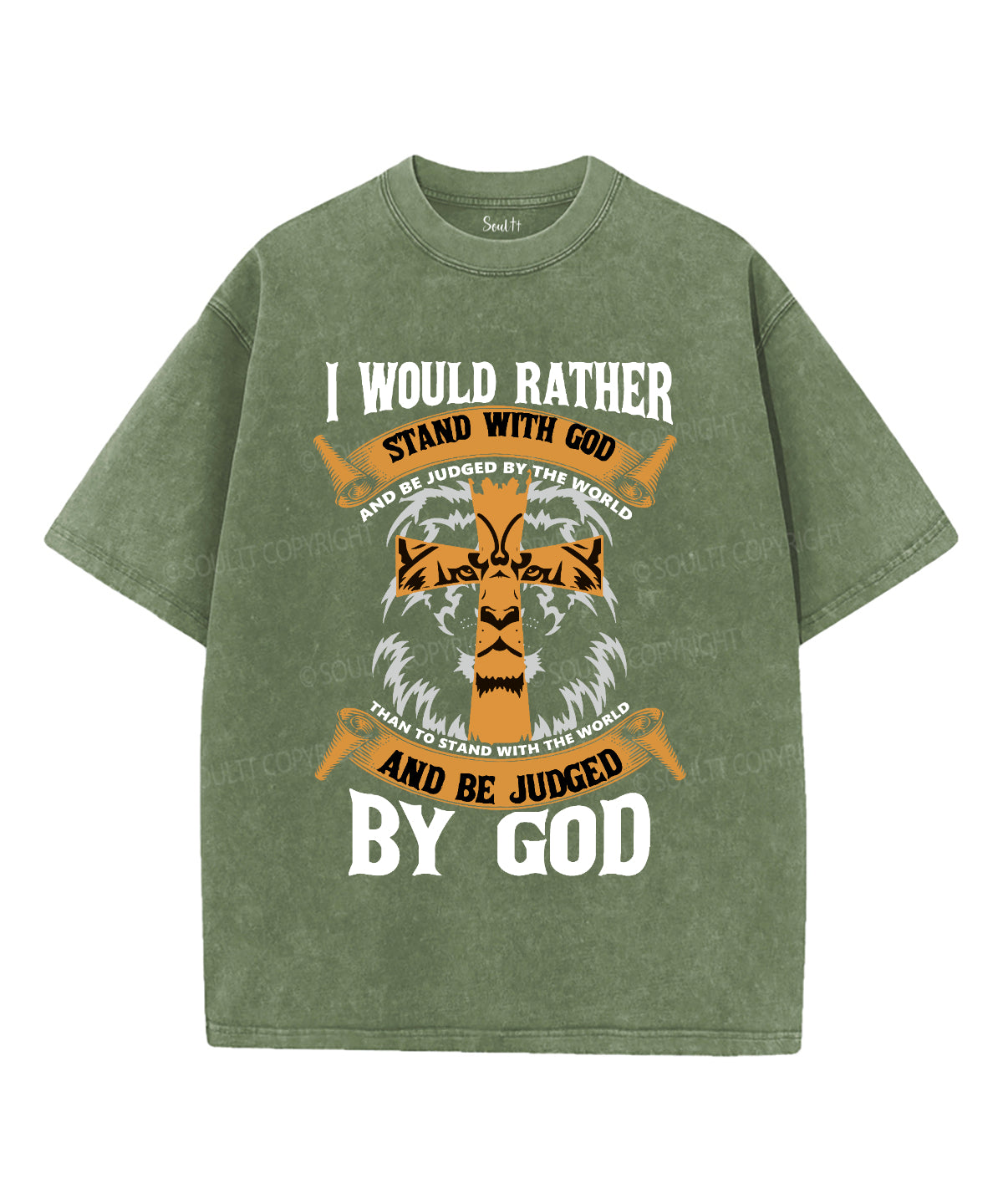 I Would Rather Stand With God Washed Christian T-shirt Style002 Hoodie, Sweatshirt | CiraTrend.com (Image 5)