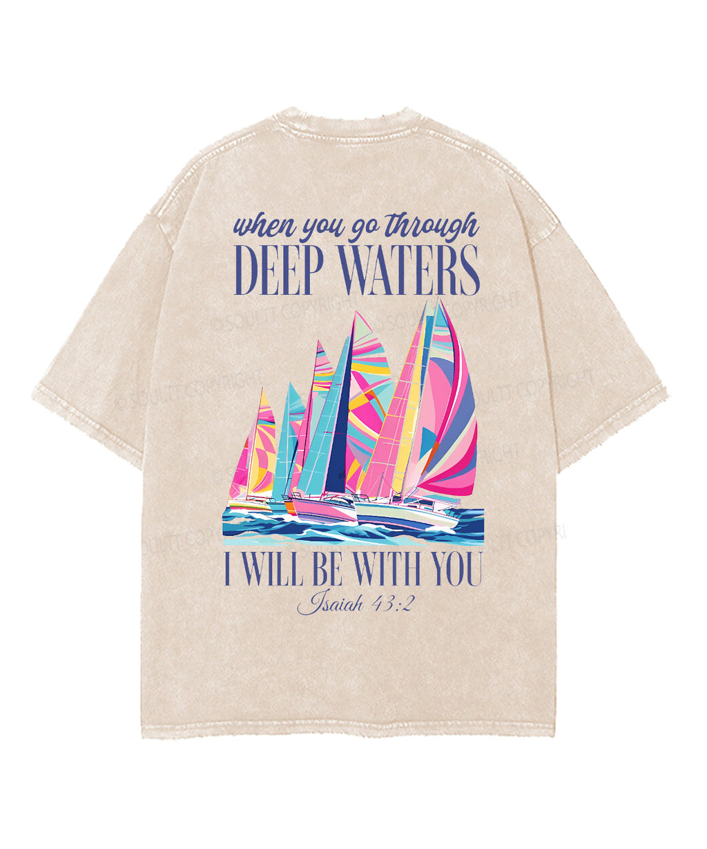 I Will Be With You Double Sided Unisex Washed Christian T-shirt Style035 Hoodie, Sweatshirt | CiraTrend.com (Image 3)