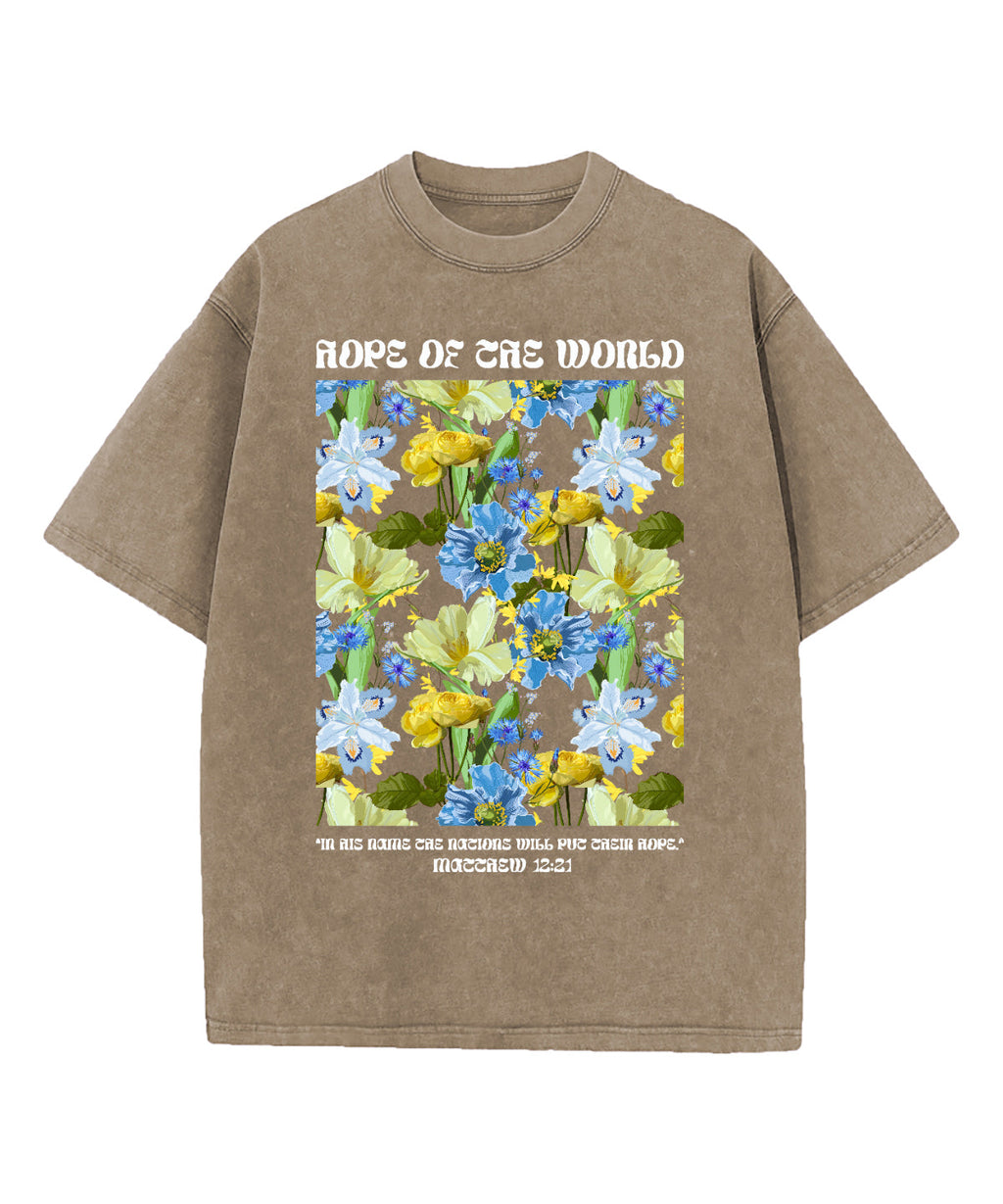 Hope World Washed Christian T-Shirts, Hoodie, Sweatshirt
