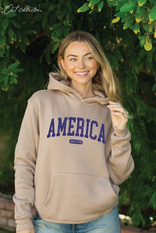 America 1776 Hoodie Pullover Sweatshirt