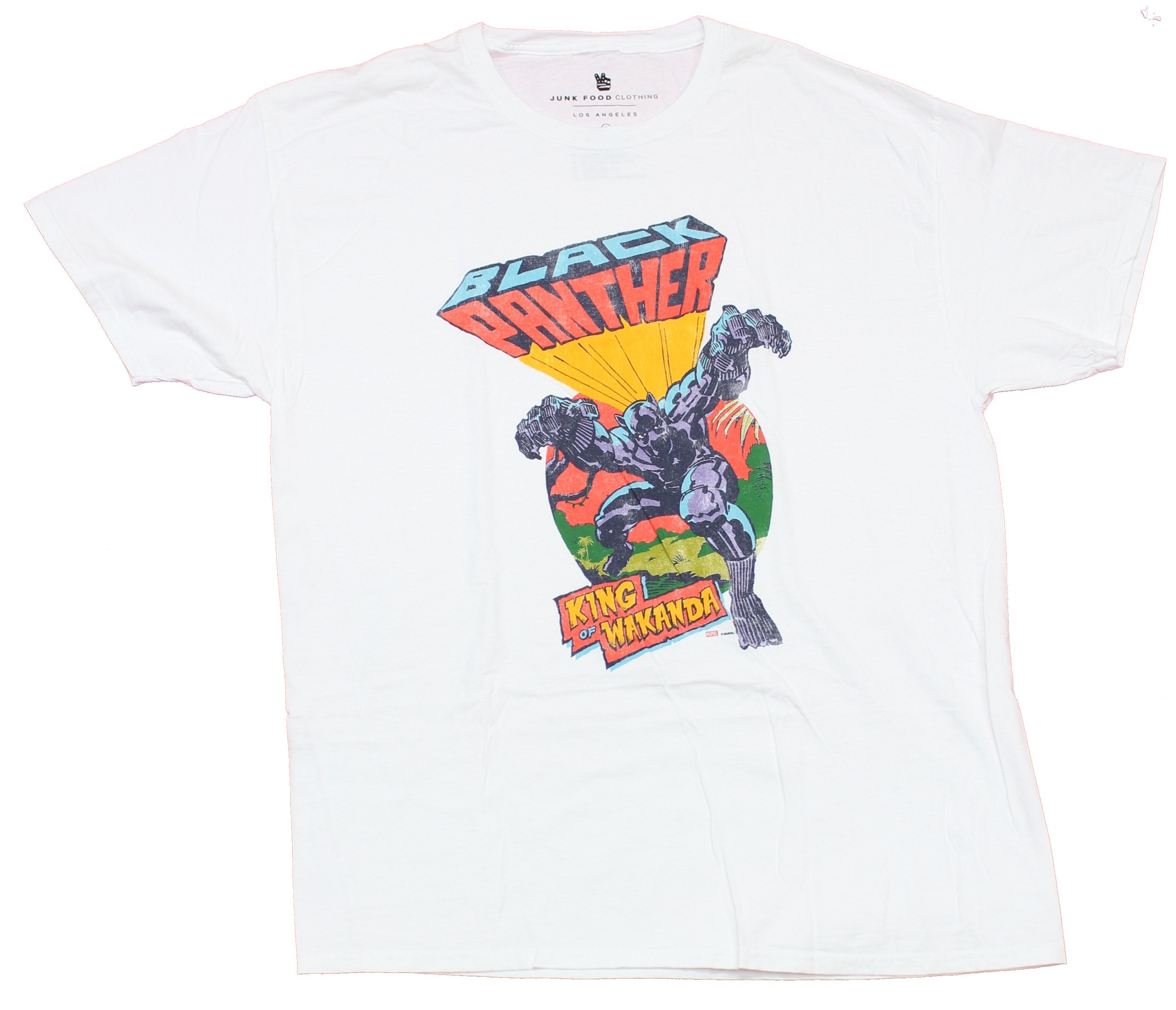 Black Panther Mens T-Shirt - King of Wakanda Beaming Logo Old School Image Hoodie, Sweatshirt | CiraTrend.com