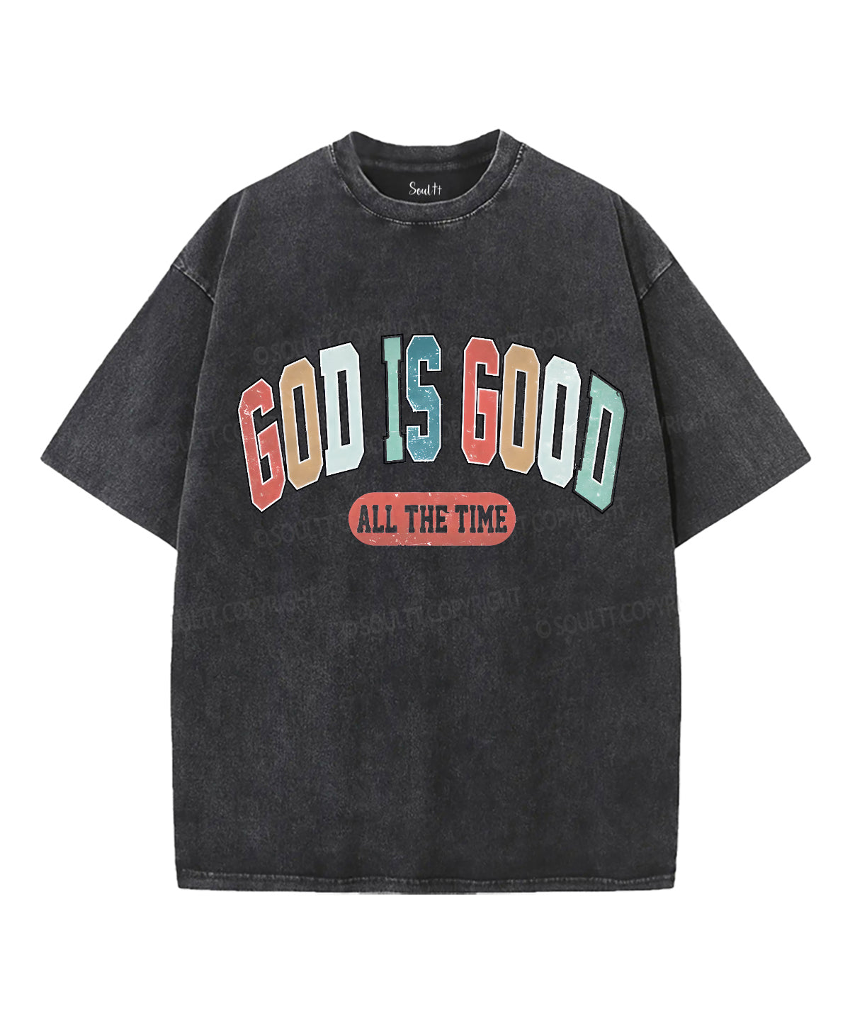 God Is Good Unisex Washed Christian T-shirt Style002 Hoodie, Sweatshirt | CiraTrend.com (Image 1)