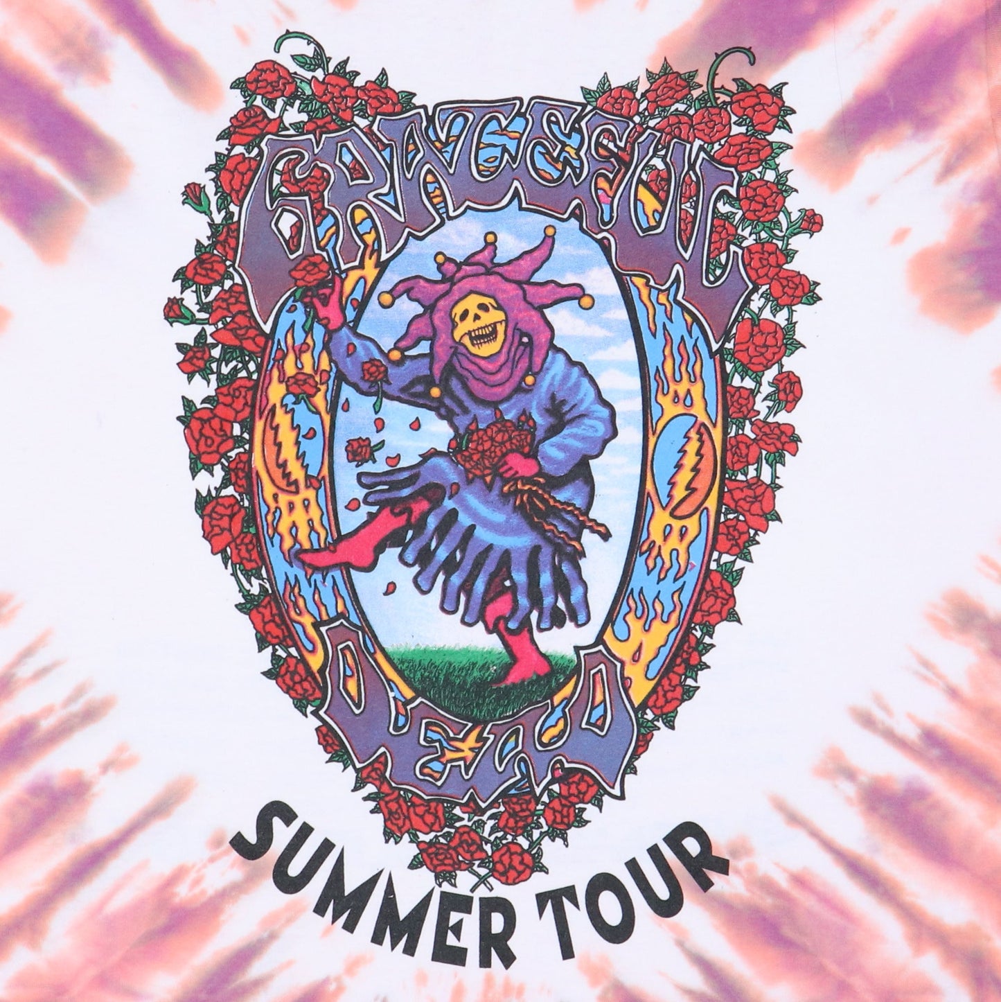 1995 Grateful Dead Summer Tour Tie Dye Shirt Style006