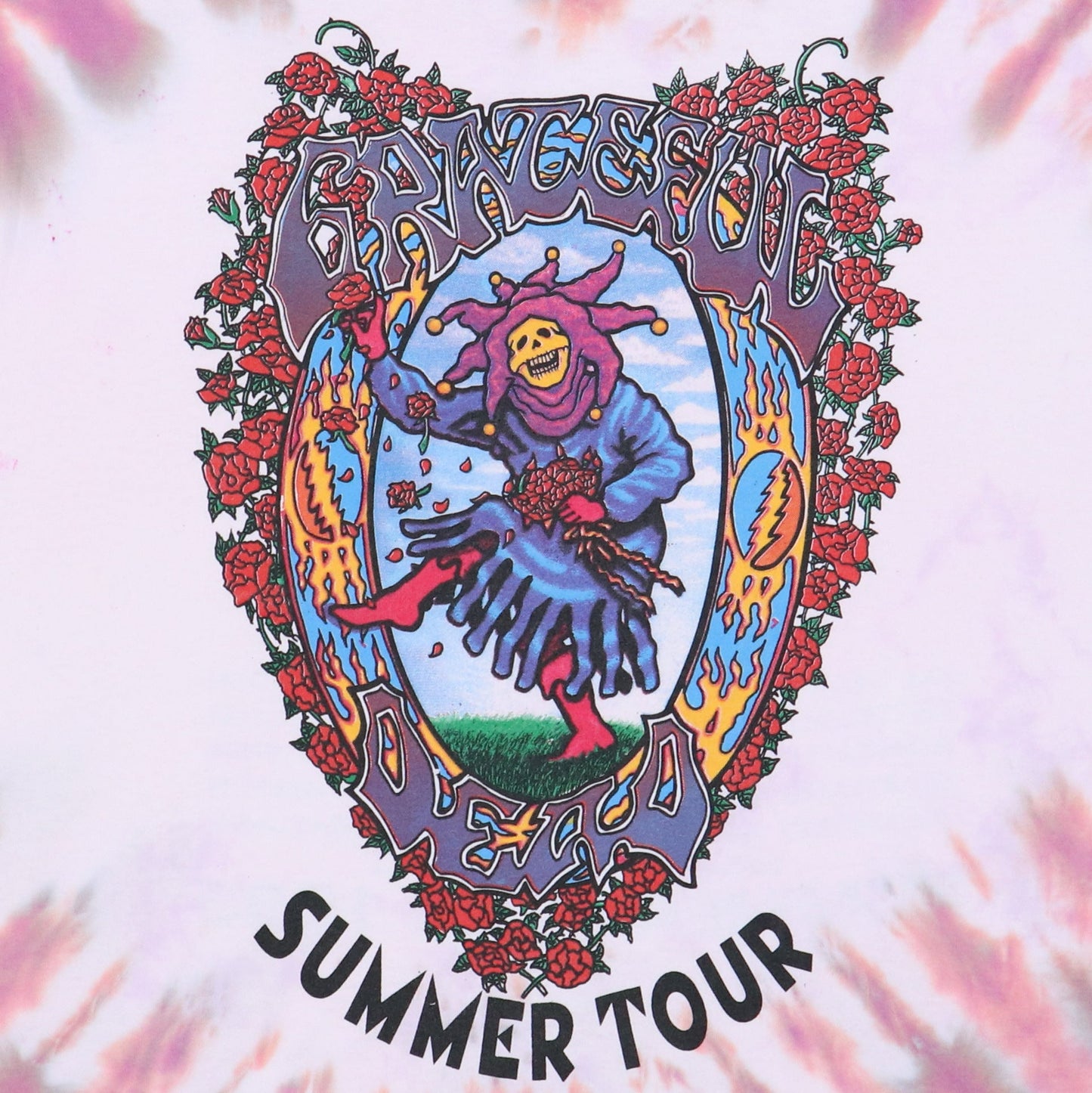 1995 Grateful Dead Summer Tour Tie Dye Shirt Style007