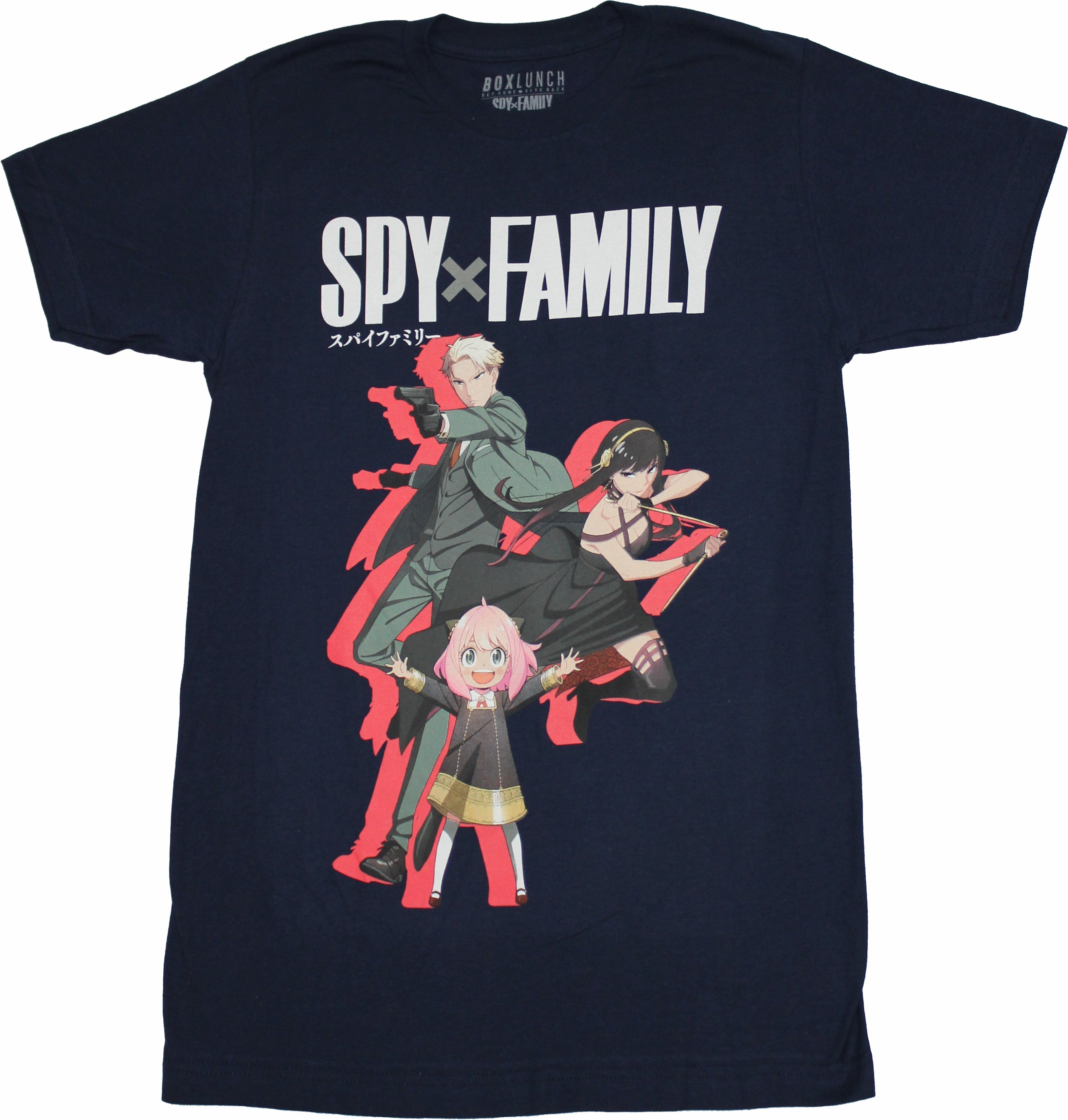 Spy X Family Mens T-Shirt - Forger Action Group Under Logo Hoodie, Sweatshirt | CiraTrend.com