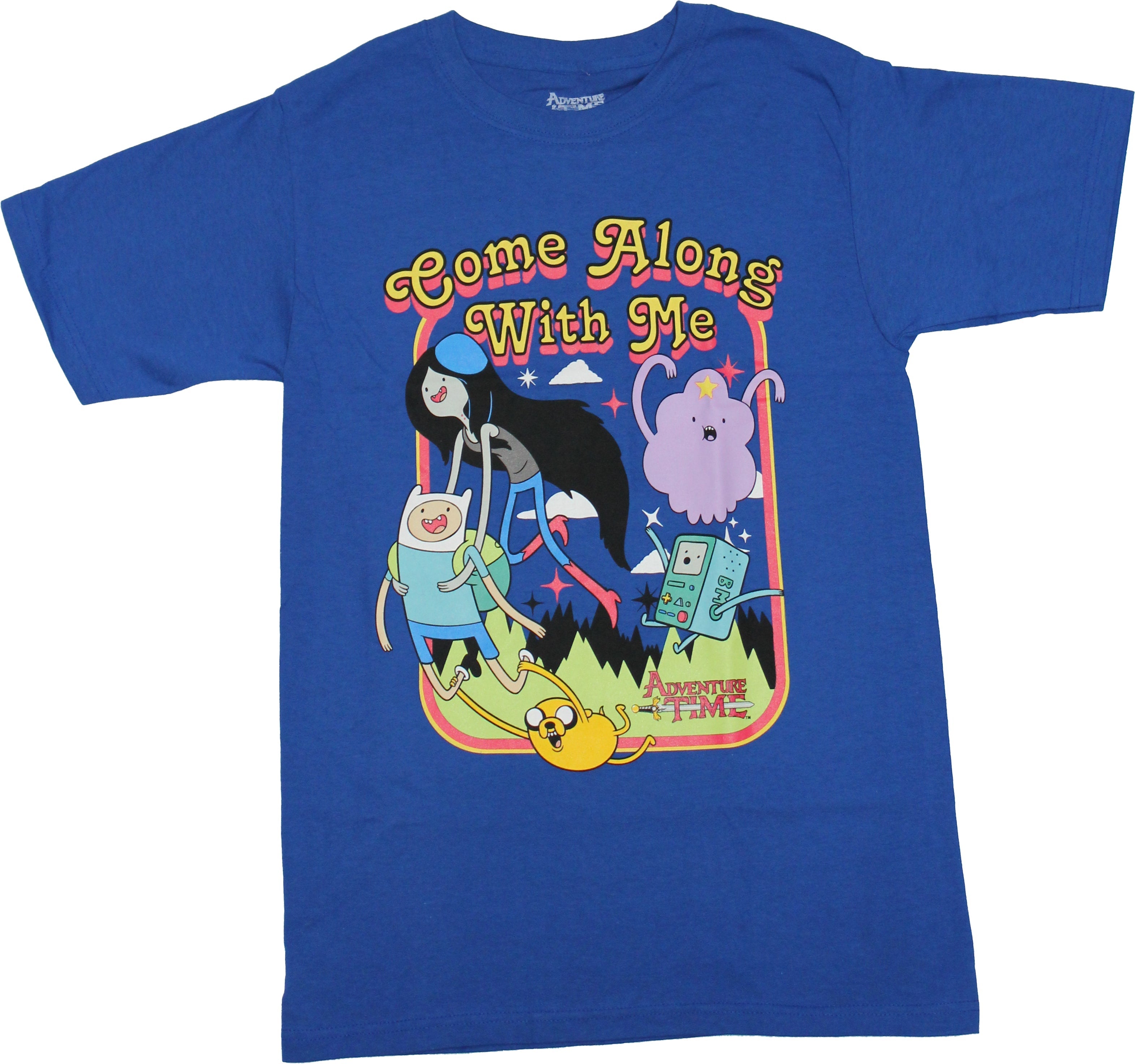 Adventure Time Mens T-Shirt - Come Along With Me Marceline & Finn Hoodie, Sweatshirt | CiraTrend.com