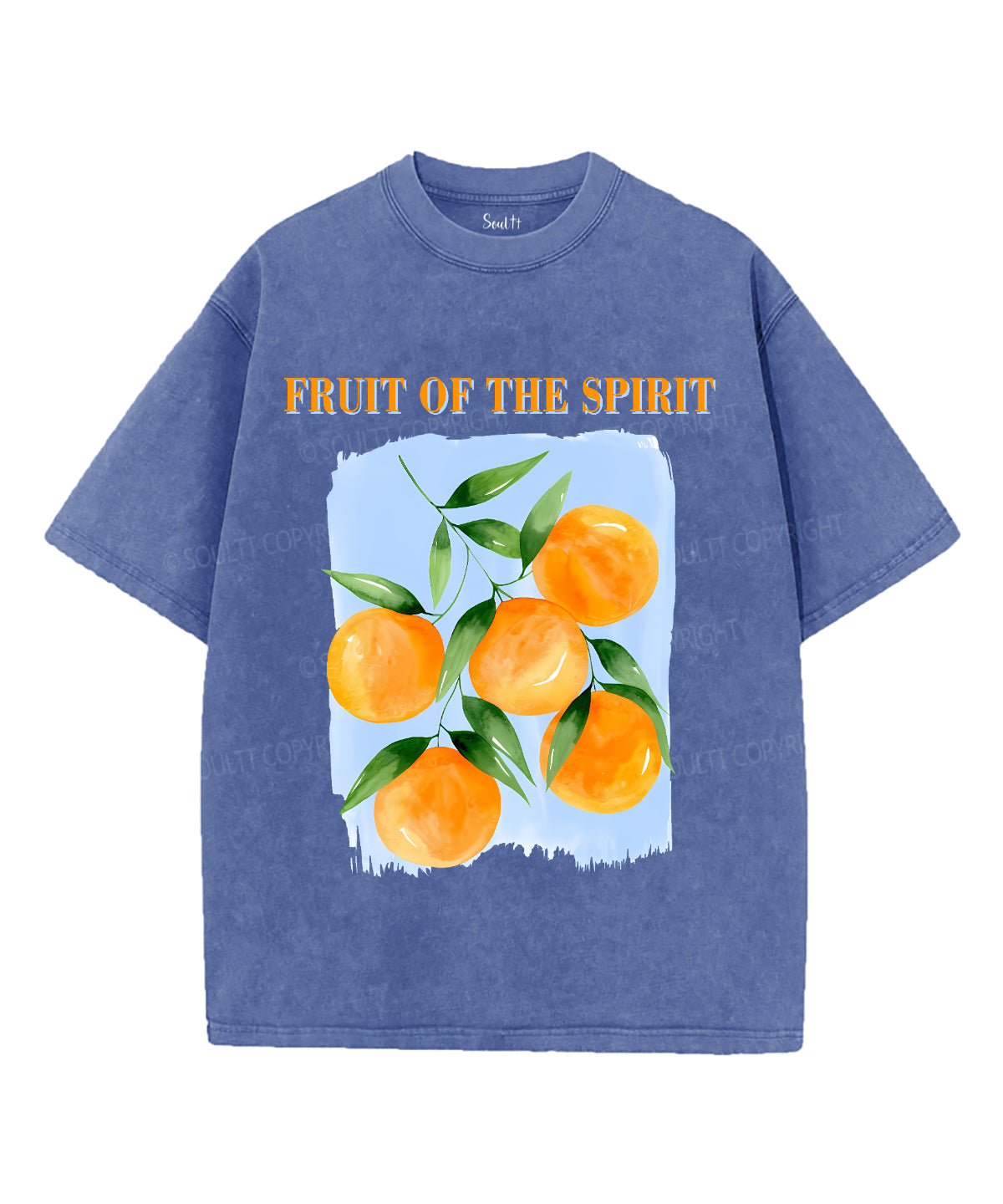 Fruit Of The Spirit Unisex Washed Christian T-shirt Style005 Hoodie, Sweatshirt | CiraTrend.com (Image 3)