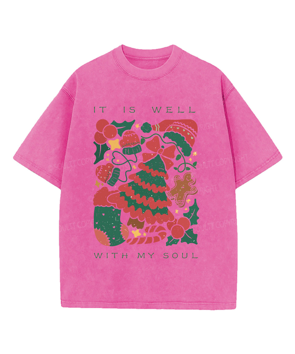It Is Well With My Soul Washed Christian T-shirt Style021 Hoodie, Sweatshirt | CiraTrend.com (Image 3)
