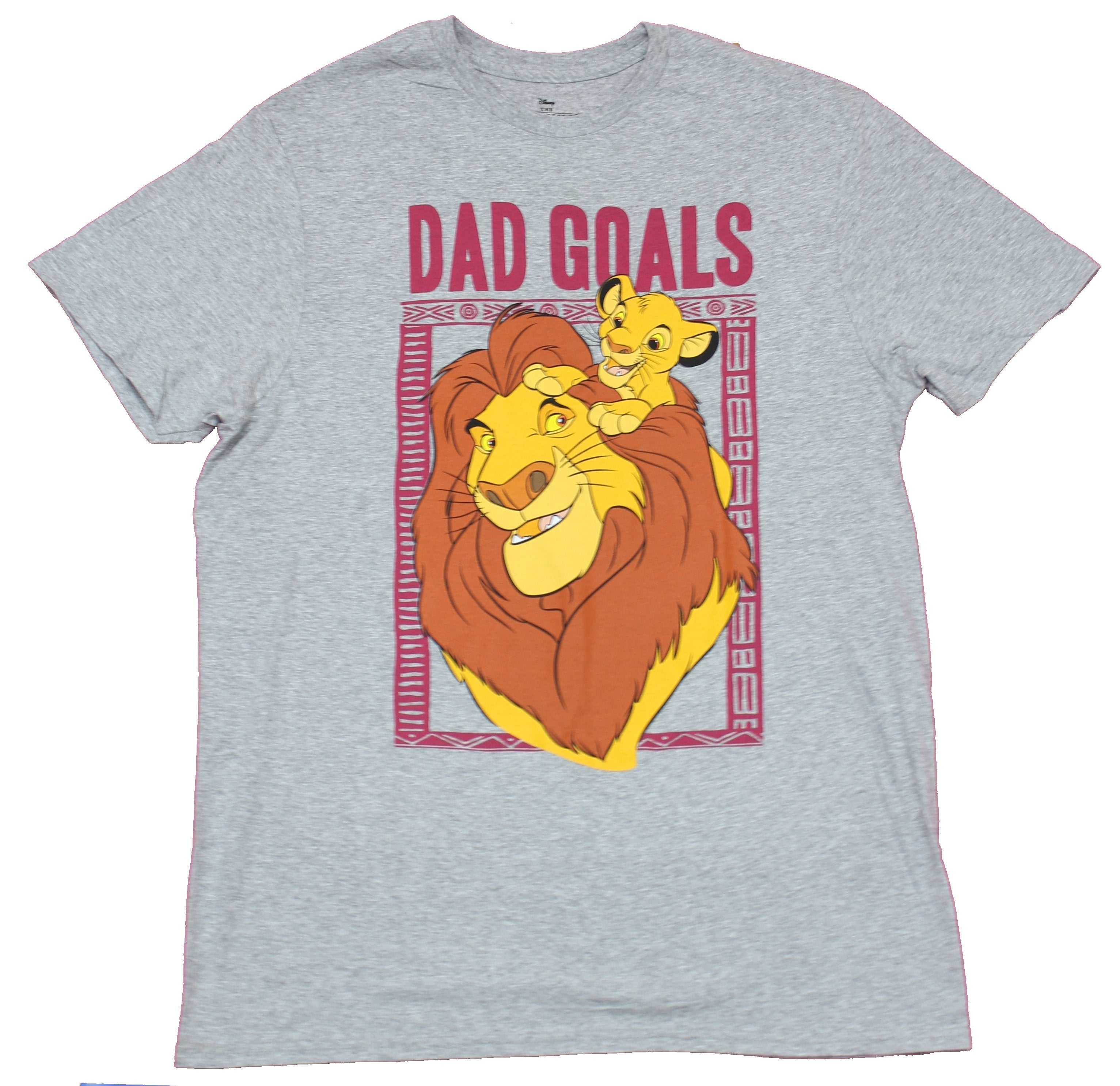 The Lion King Mens T-Shirt -  Dad Goals Simba & Mufasa Box Hoodie, Sweatshirt | CiraTrend.com