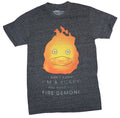Howl's Moving Castle Mens T-Shirt  - Calcifer I Don't Cook I'm A Scary Fire Demon Hoodie, Sweatshirt | CiraTrend.com