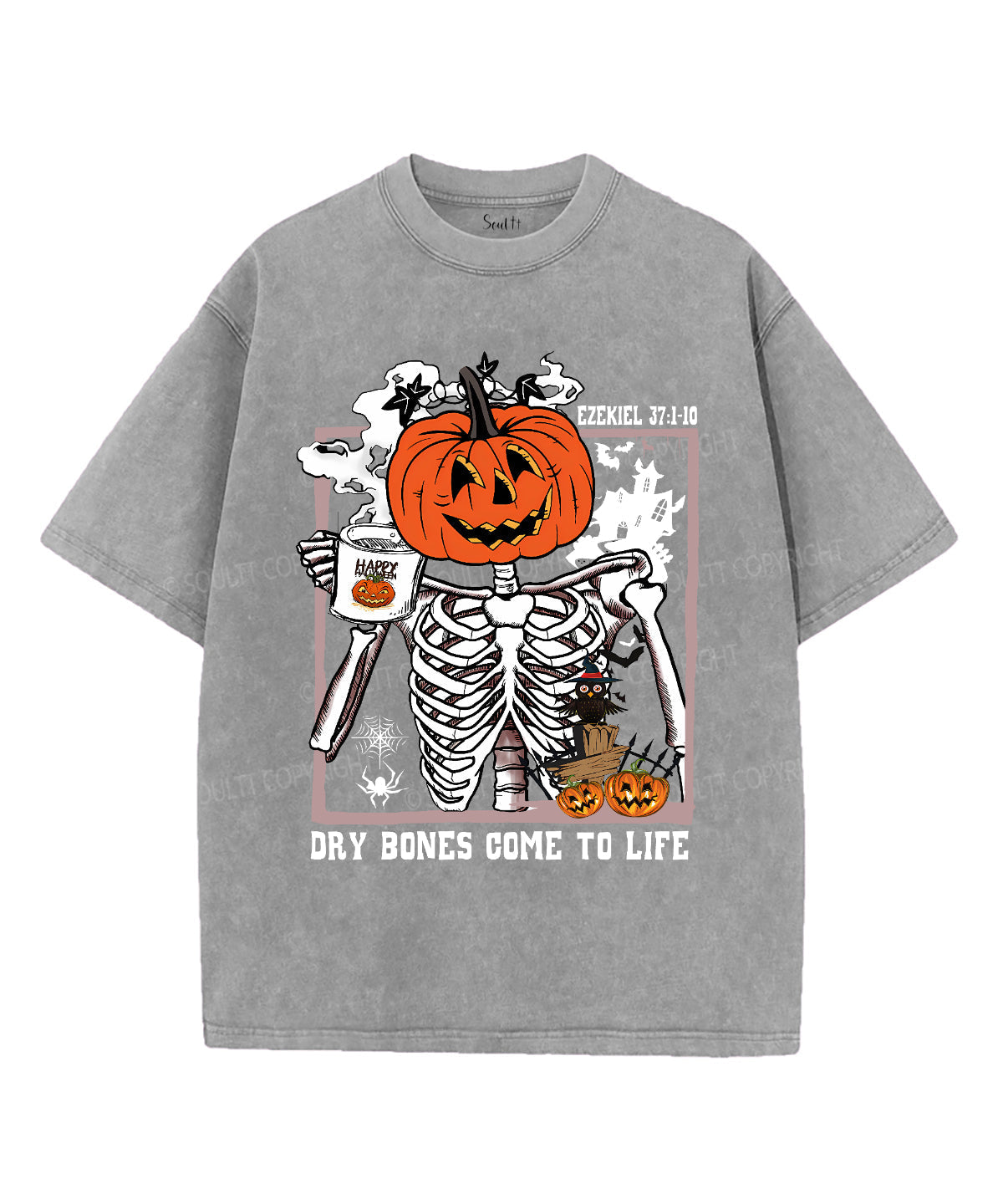 Dry Bones Come To Life Unisex Washed Christian T-shirt Style009 Hoodie, Sweatshirt | CiraTrend.com (Image 3)