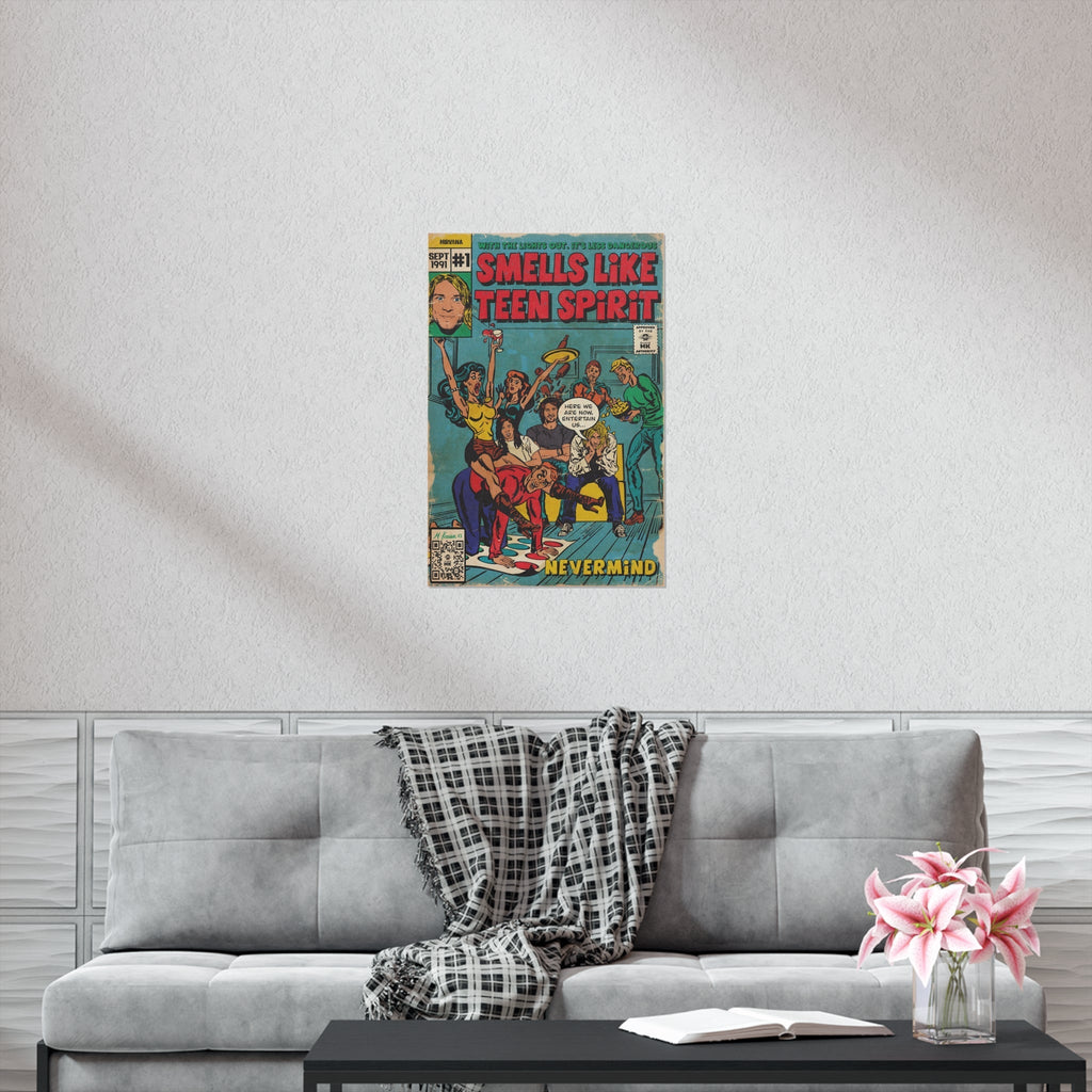 Smells Like Teen Spirit -  Vertical Matte Poster T-Shirts, Hoodie, Sweatshirt | CiraTrend.com (Image 4)