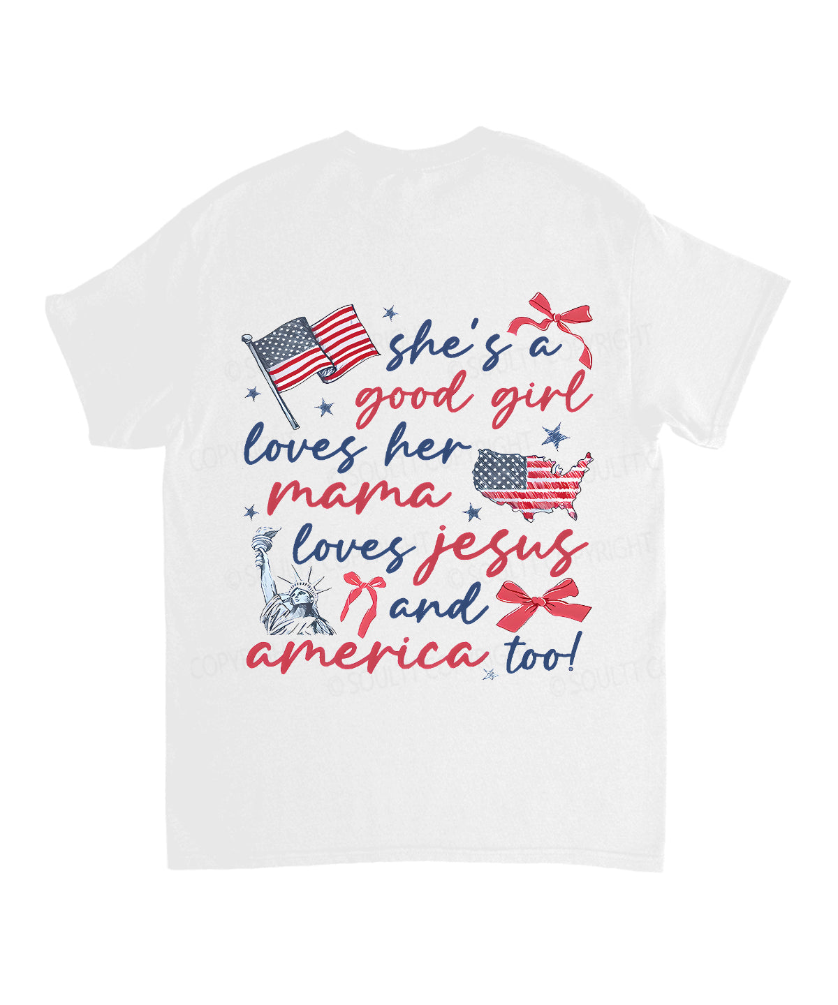 She's a Good Girl Double Sided Unisex Cotton Christian T-Shirt Hoodie, Sweatshirt | CiraTrend.com (Image 3)