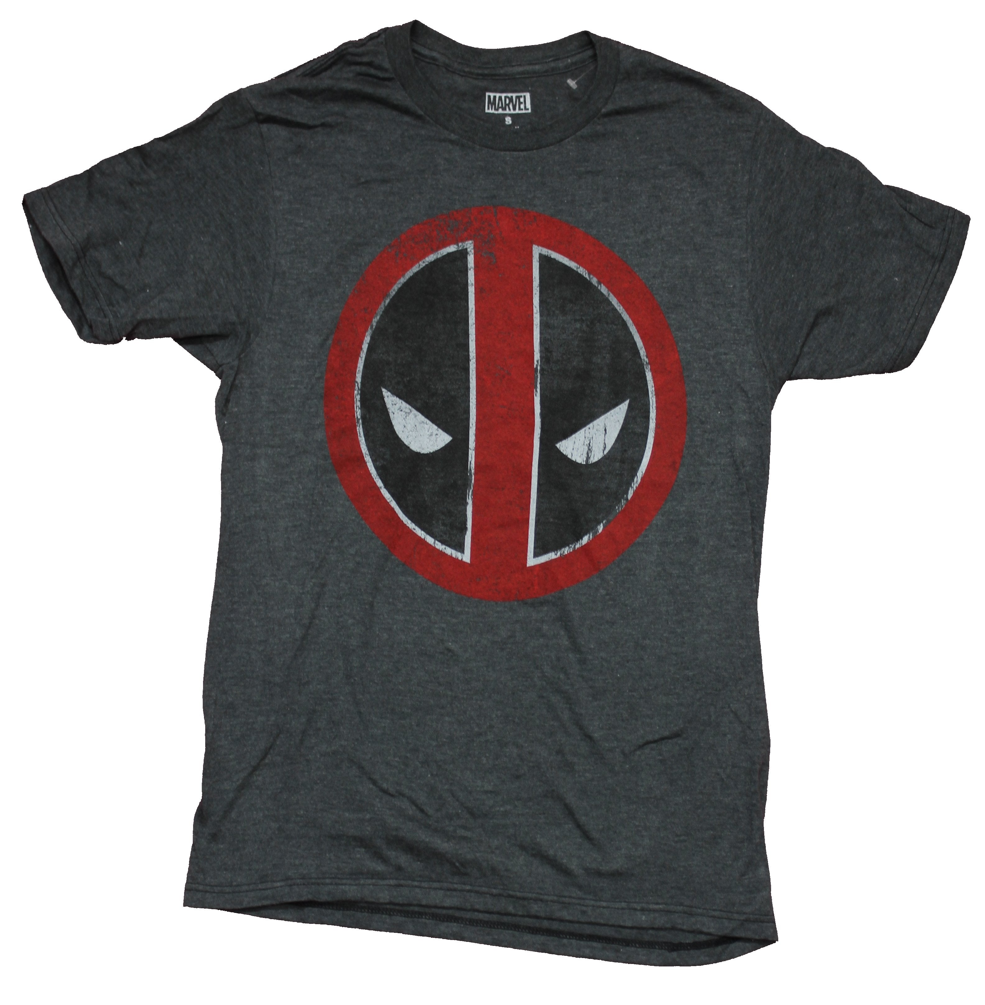 Deadpool Mens T-Shirt - Distressed Red White Black slant Eye Logo Hoodie, Sweatshirt | CiraTrend.com
