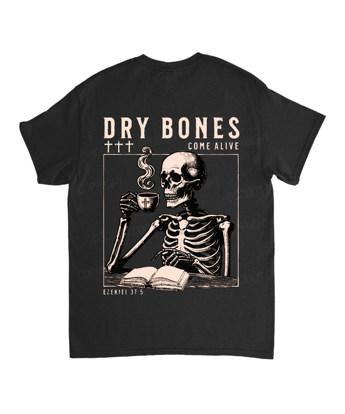 Dry Bones Double Sided Unisex Cotton Christian T-Shirt Hoodie, Sweatshirt | CiraTrend.com (Image 5)