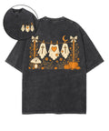 Halloween Ghost Double Sided Unisex Washed Christian T-shirt Hoodie, Sweatshirt | CiraTrend.com (Image 1)
