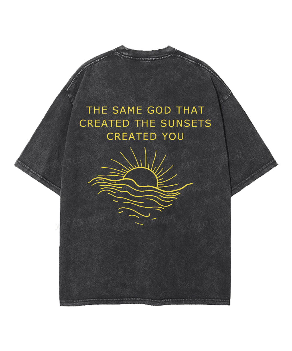 The Same God Double Sided Washed Christian T-shirt Hoodie, Sweatshirt | CiraTrend.com (Image 5)