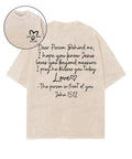 Love Like Jesus Double Sided Unisex Washed Christian T-shirt Style003 Hoodie, Sweatshirt | CiraTrend.com (Image 1)