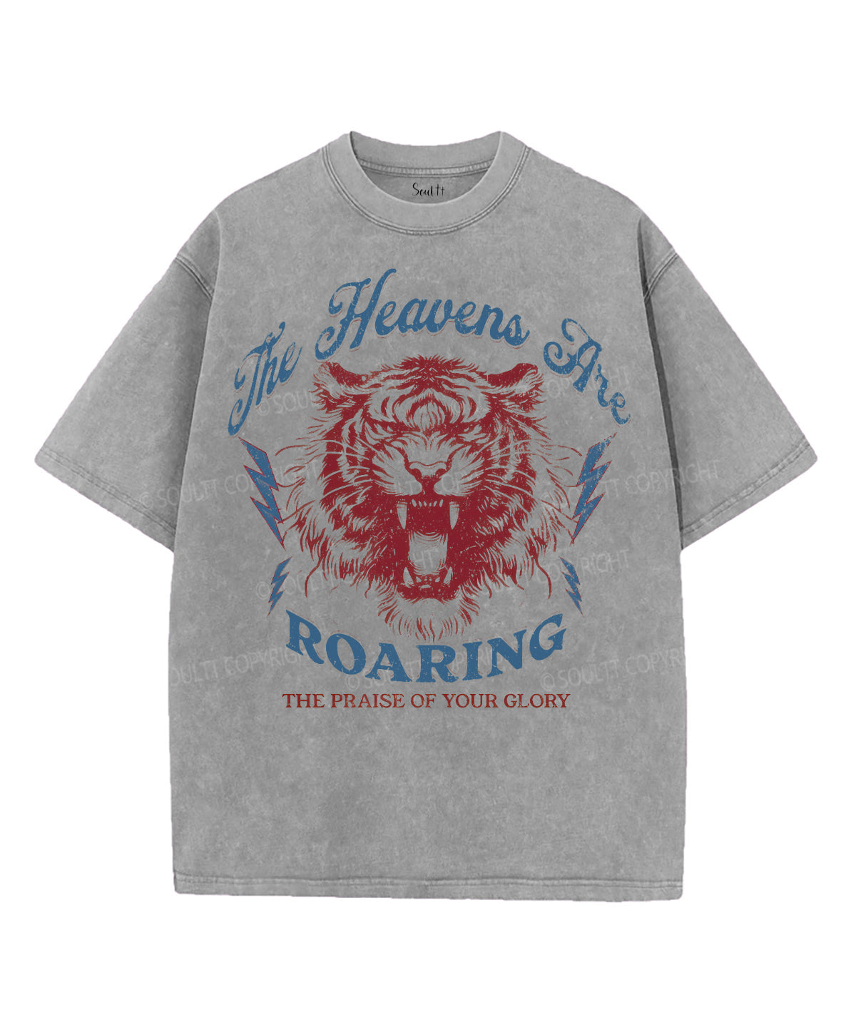The Praise Of Your Glory Unisex Washed Christian T-shirt Hoodie, Sweatshirt | CiraTrend.com (Image 3)