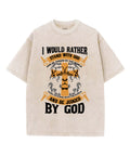 I Would Rather Stand With God Washed Christian T-shirt Style002 Hoodie, Sweatshirt | CiraTrend.com (Image 1)