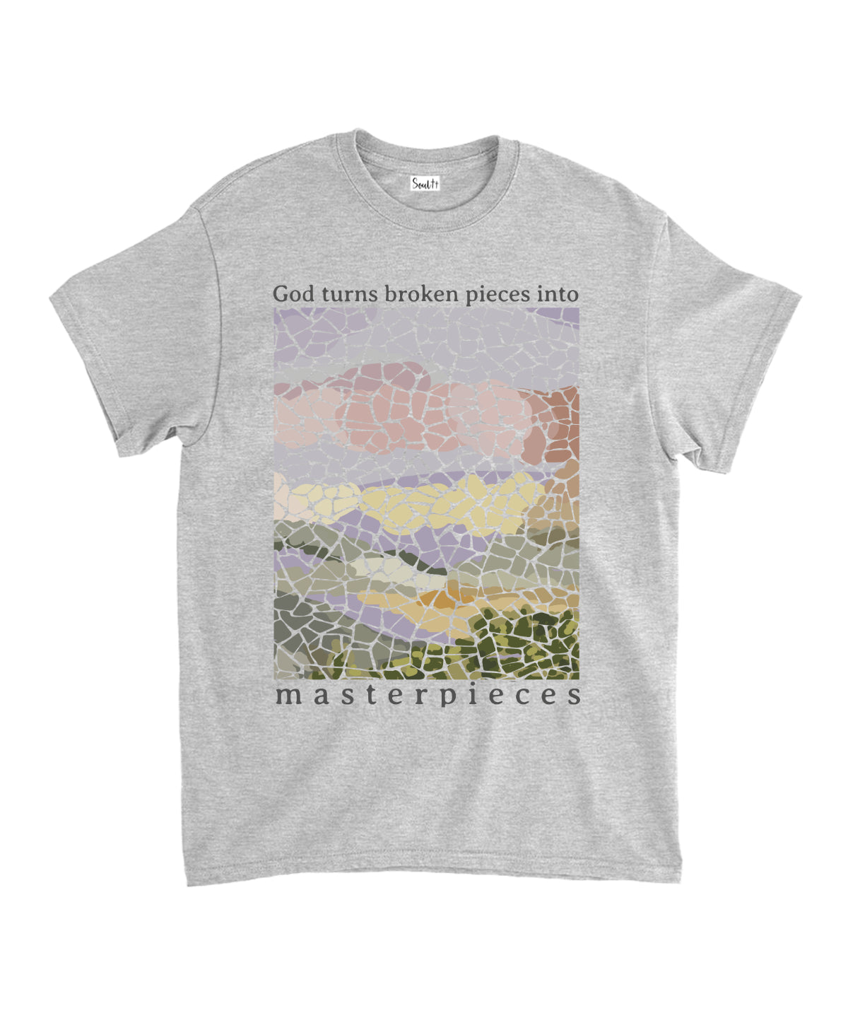God Turns Broken Pieces Masterpieces Unisex Cotton Christian T-Shirt Hoodie, Sweatshirt | CiraTrend.com (Image 4)