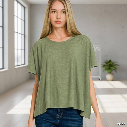 1223 Slub Box Tee SI-29255