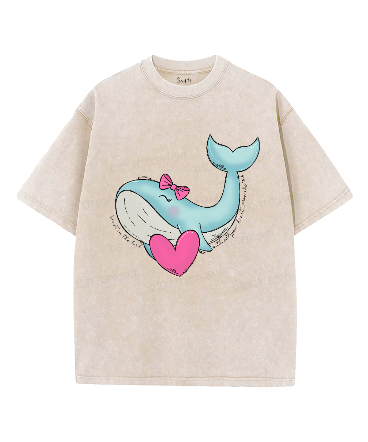 Trust In The Lord Unisex Washed Christian T-shirt Style001 Hoodie, Sweatshirt | CiraTrend.com (Image 4)