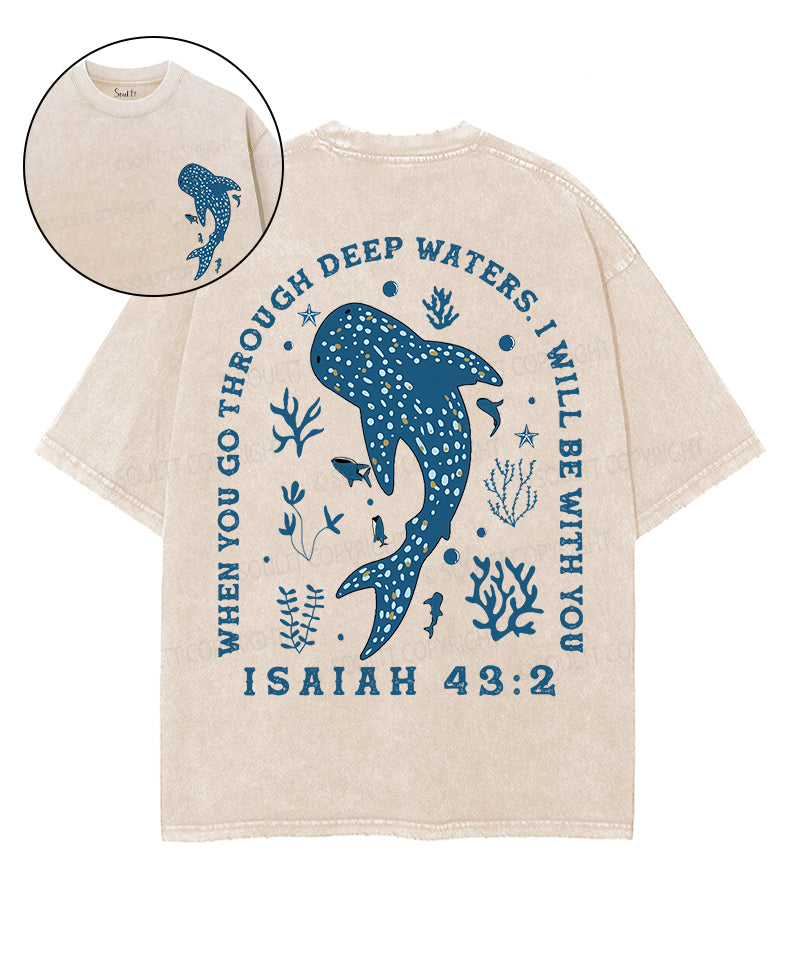 I Will Be With You Double Sided Unisex Washed Christian T-shirt Style015 Hoodie, Sweatshirt | CiraTrend.com (Image 1)